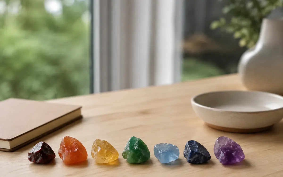 Illustration du guide : Pierres et chakras : une correspondance par la couleur
