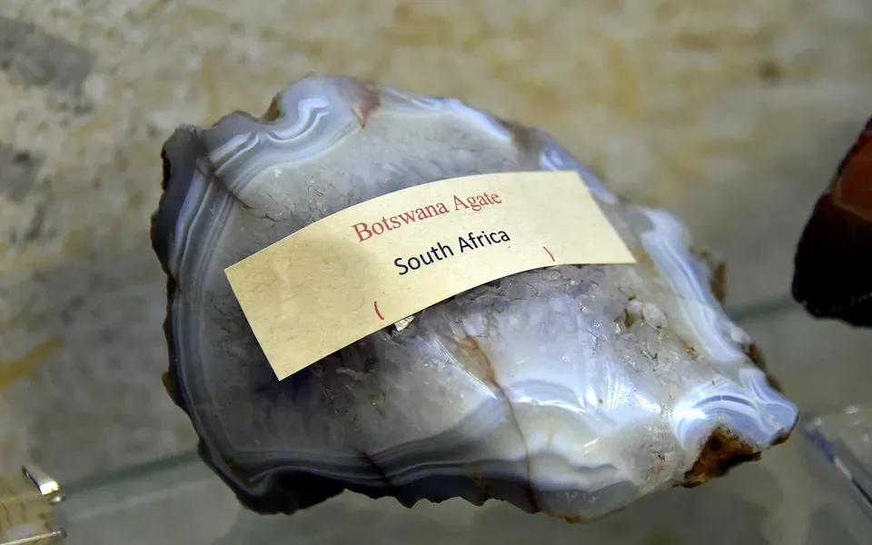 Agate du Botswana, pierre naturelle
