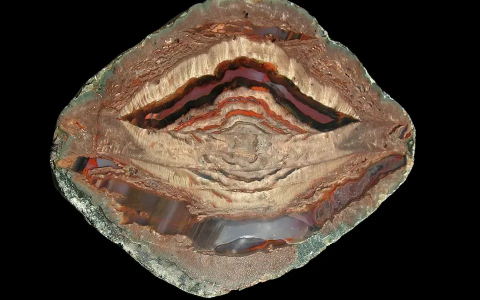 Agate, pierre naturelle
