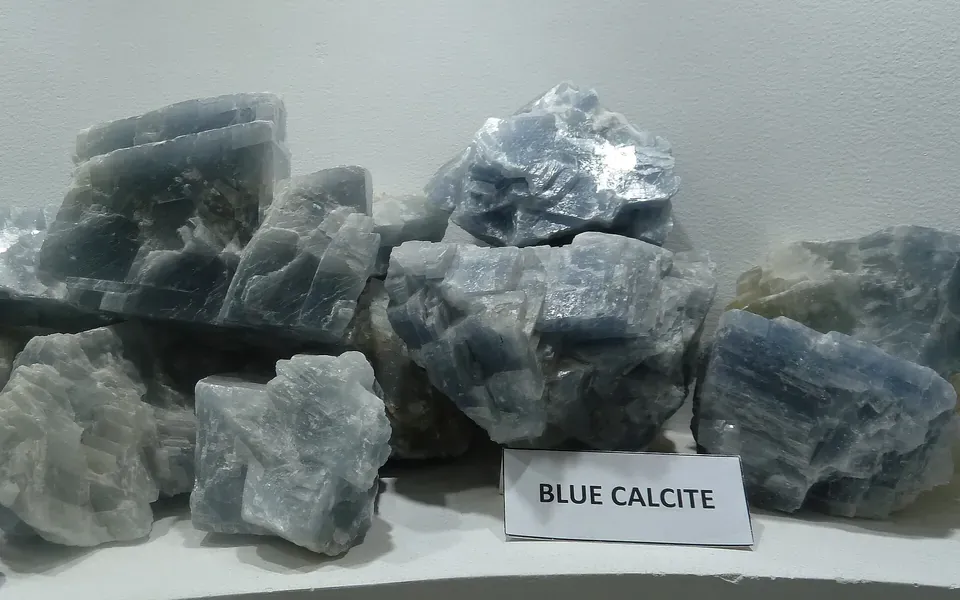 Calcite bleue, pierre naturelle