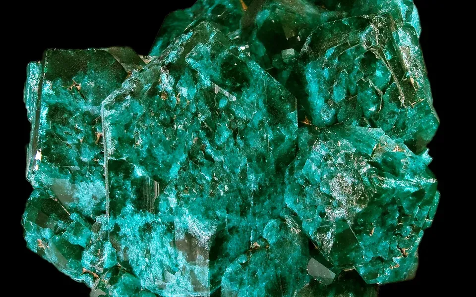 Dioptase, pierre naturelle