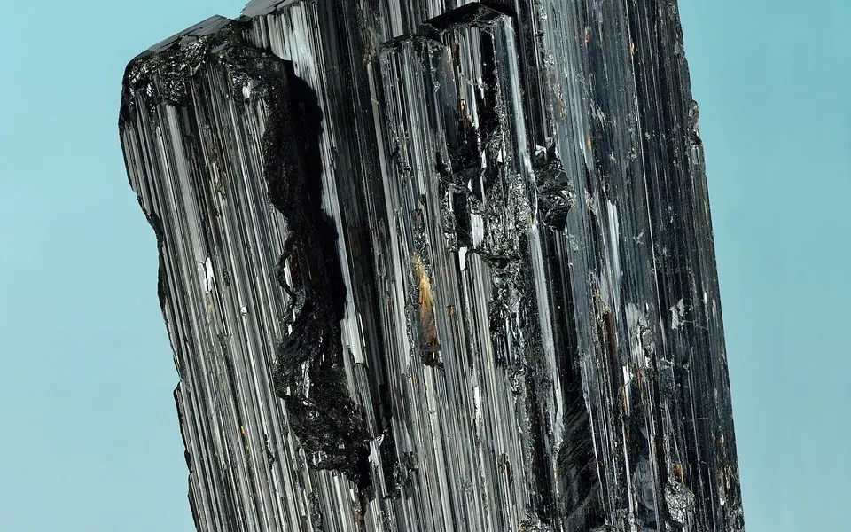 Schorl, tourmaline noire, pierre naturelle