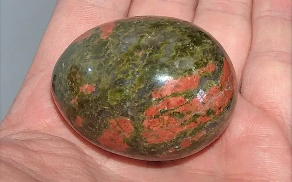 Unakite, pierre naturelle